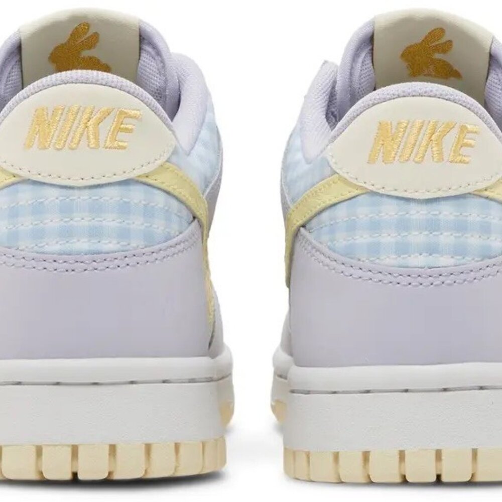 Nike Dunk Low SE GS spring pastel gingham FJ4641-536, Mens/Youth 6 /Women's 7.5 - Picture 5 of 9